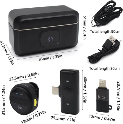 SX21 - Micro Cravate sans Fil pour Téléphone Android & iPhone