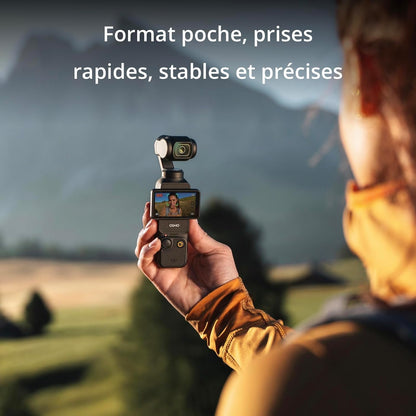 DJI Osmo Pocket 3 – Caméra portable avec Stabilisation à 3 axes – 4K